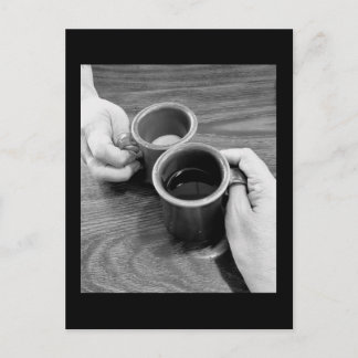Cartão postal do Café para vamos
