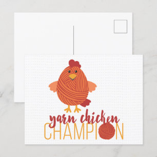 Cartão postal do Campeão do Frango de Fio Vermelho