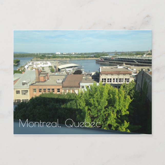 Cartão postal do Canadá do Quebec de Montreal (Frente)