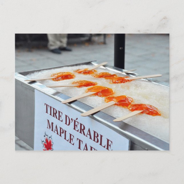 Cartão Postal do Canadá Tire D'Erable Quebec Maple (Frente)