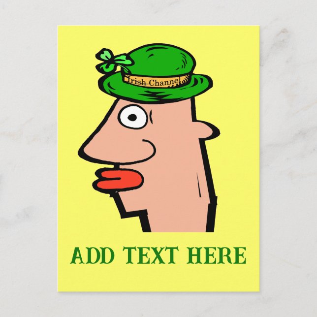 Cartão postal do Canal Irlandês (Frente)