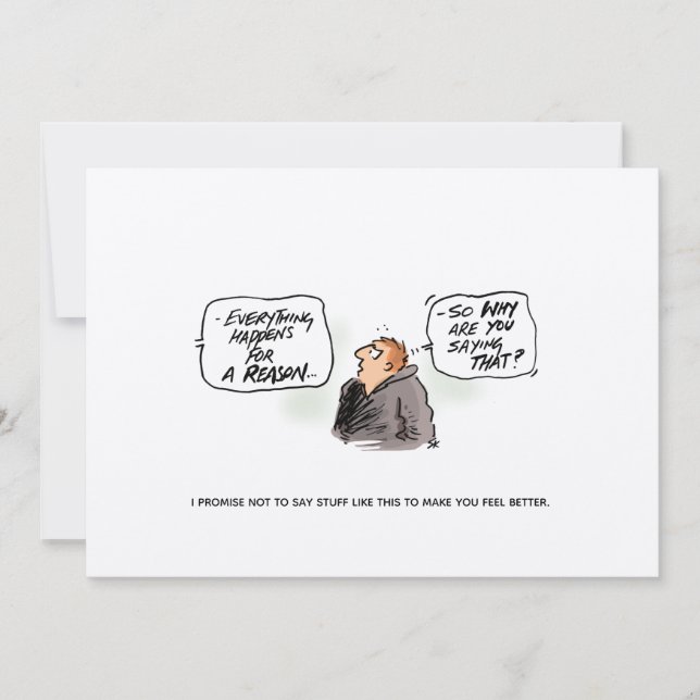 Cartão-postal do Cancer Engraçado 'Logicus Randomu (Frente)