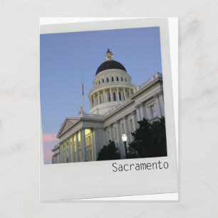 Cartão postal do Capitólio de Sacramento Califor