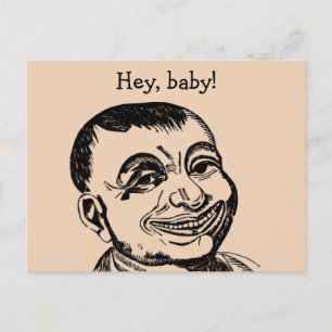 Cartão Postal do Cara Estranho