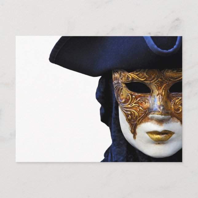 Cartão postal do Carnaval de Veneza de Casanova (Frente)