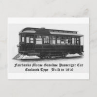 Cartão Postal do Carro Nº 24 da Fairbanks Morse & 