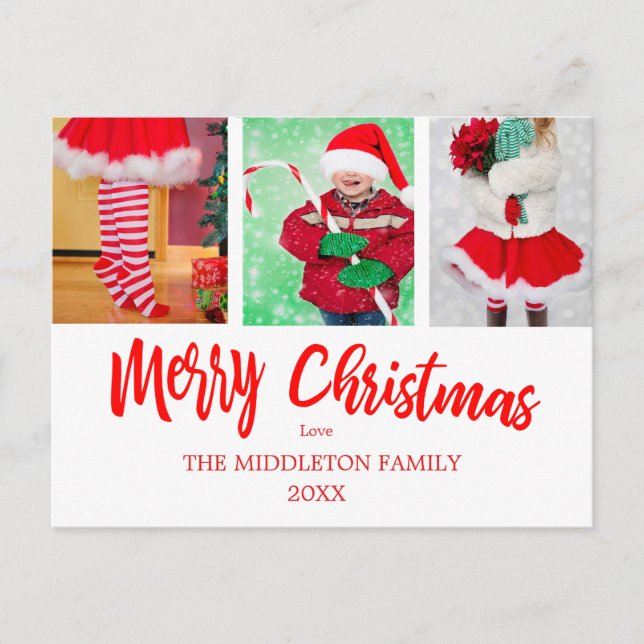 Cartão-postal do Cartões de natal Feliz Natal (Frente)