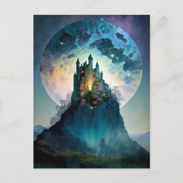 Cartão postal do Castelo de Fantasia Magical (Frente)