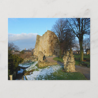 Cartão postal do Castelo de Knaresborough
