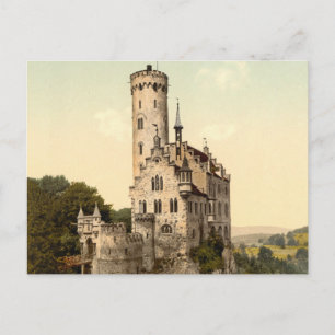 Cartão postal do Castelo de Lichtenstein