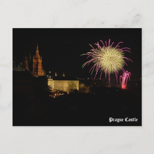 Cartão postal do Castelo de Praga (Frente)