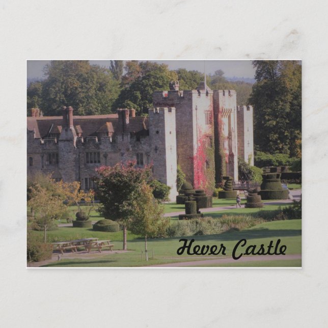 Cartão Postal do Castelo Hever (Frente)