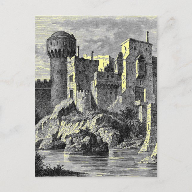 Cartão postal do Castelo Medieval (Frente)