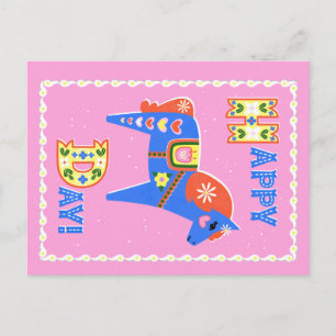 cartão postal do cavalo Dala