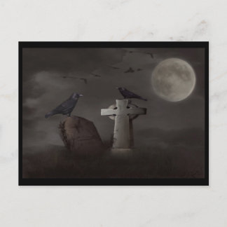 cartão postal do cemitério de corvos