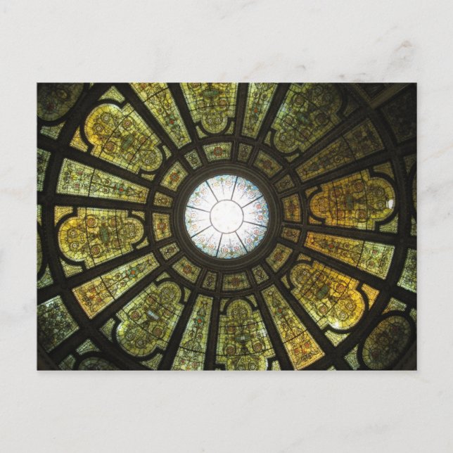 Cartão postal do Centro Cultural de Chicago (Frente)