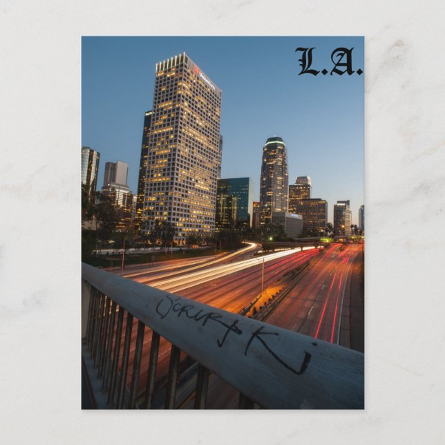 Cartão postal do centro L.A. (Frente)