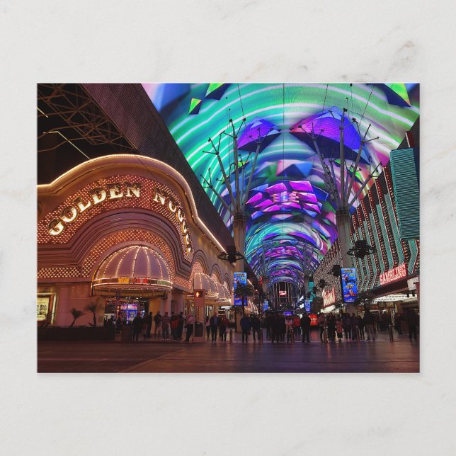 Cartão postal do centro Las Vegas nº 4 (Frente)