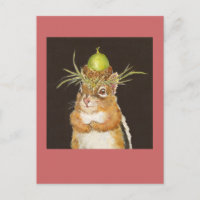 cartão postal do chipmunk arrependido
