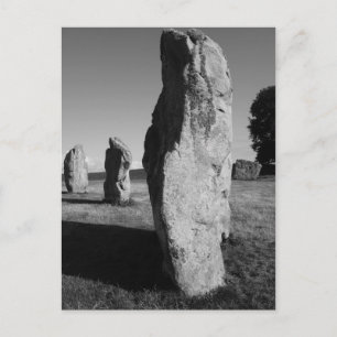 Cartão postal do Círculo de Pedra Avebury