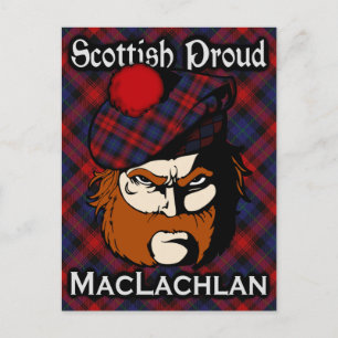 Cartão postal do Clan MacLachlan Tartan escocês