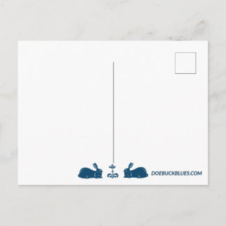 Cartão Postal do Coelho Branco