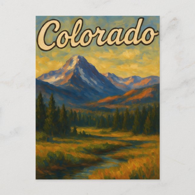 Cartão Postal do Colorado (Frente)