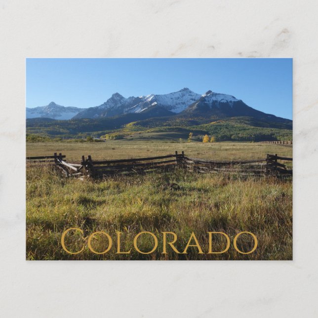 Cartão Postal do Colorado (Frente)