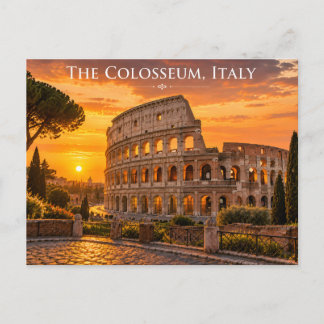 Cartão Postal do Colosseu Roma Itália