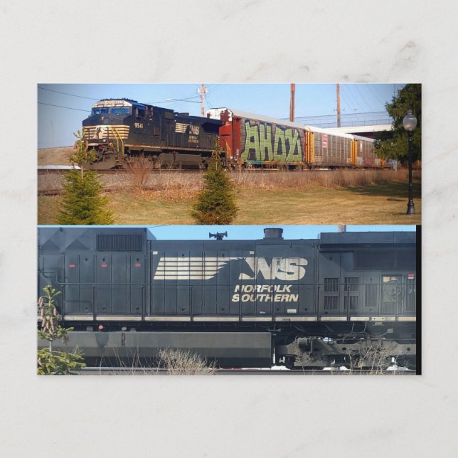 Cartão postal do comboio (Frente)