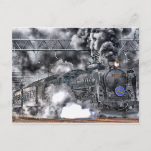 Cartão postal do comboio