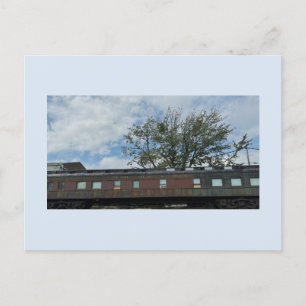 Cartão postal do comboio antigo