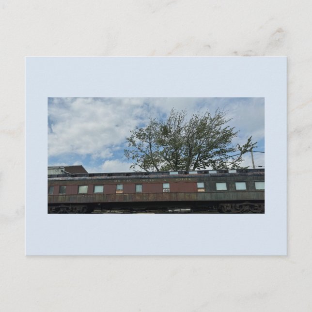 Cartão postal do comboio antigo (Frente)