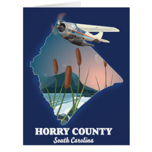 Cartão postal do Condado de Horry, Carolina do Sul