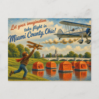 Cartão postal do Condado de Miami Ohio