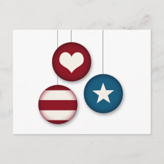 Cartão postal do Convite de festas de 4 de julho