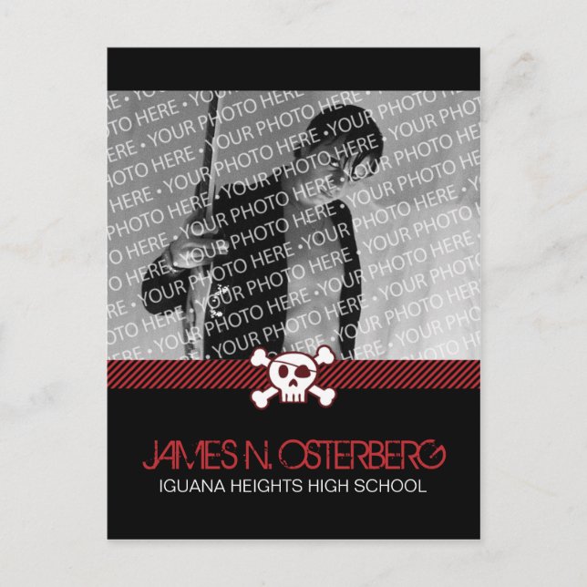 Cartão-postal do Convite de festas Rockin (Frente)