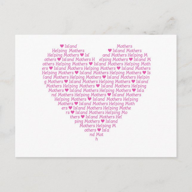 Cartão postal do coração IMHM (Frente)