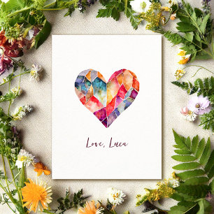 Cartão postal do coração para um querido Dia dos N