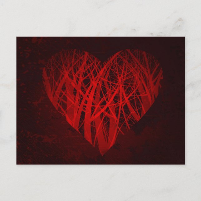 cartão postal do coração picante (Frente)