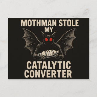Cartão Postal do Críptido Mothman