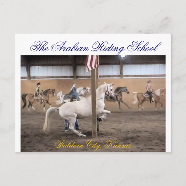 Cartão postal do Dandy, Levade (Frente)