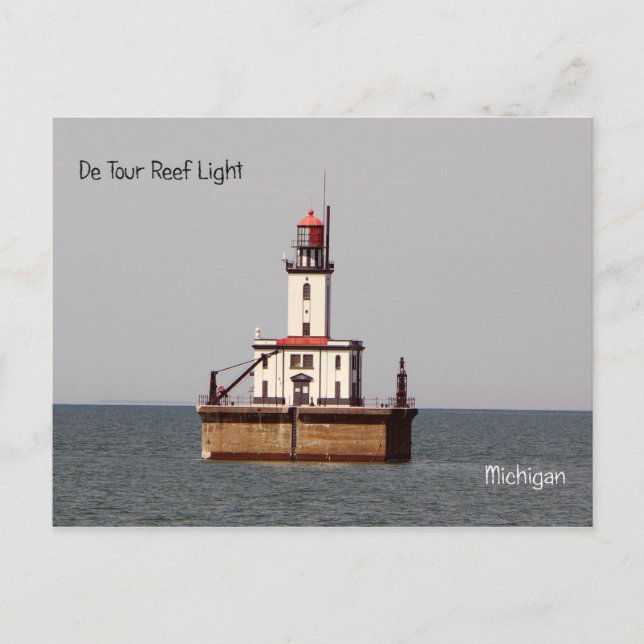 Cartão postal do De Tour Reef Light (Frente)
