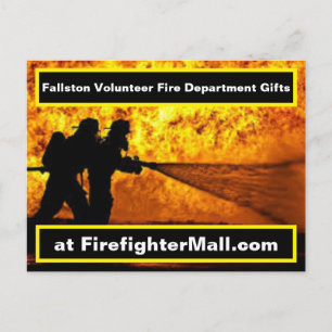 Cartão postal do Departamento Voluntário de Bombei