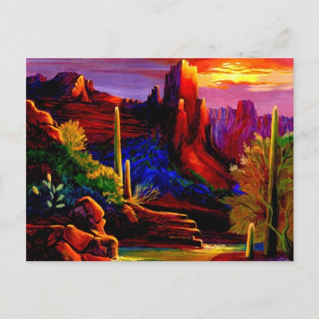 Cartão postal do Desert Delight (Frente)