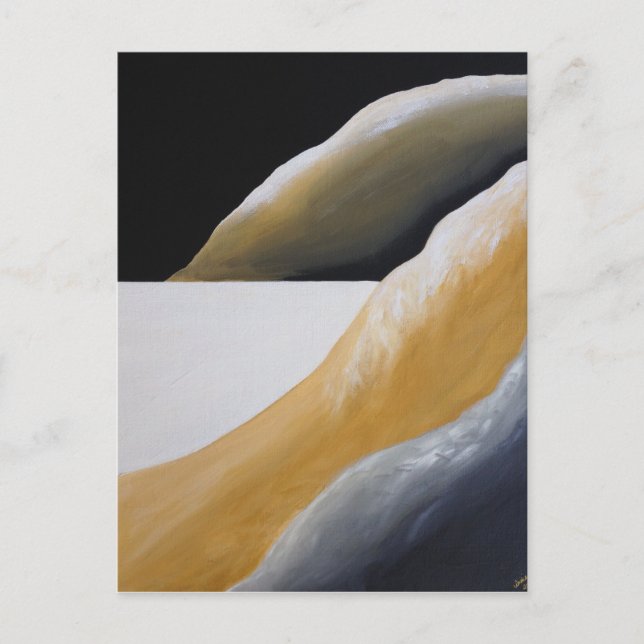 Cartão postal do deserto do solitário (Frente)