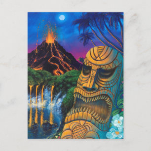 Cartão postal do Deus Tiki