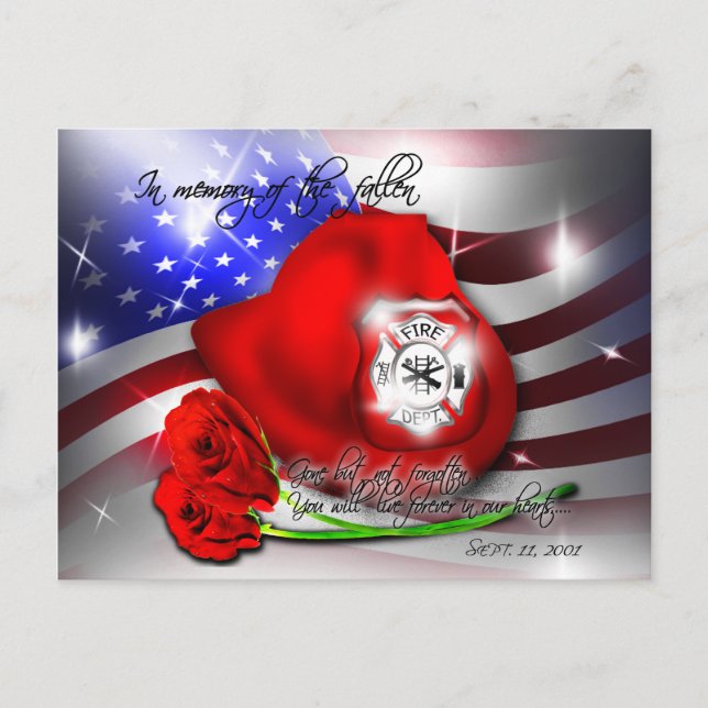 Cartão postal do dia 9/11 de setembro (Frente)