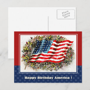 Cartão postal do Dia da Independência, 4 de julh