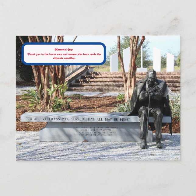 Cartão postal do Dia da Memória (Frente)